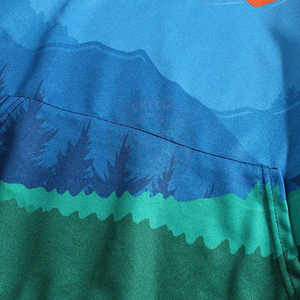 เสื้อฮู้ดดี้พิมพ์ลายแบบ Sublimation สำหรับผู้ชาย พิมพ์ลายได้ทั่วตัว พร้อมผ้าคุณภาพพรีเมียมสำหรับชุดกีฬา - Product Image 4