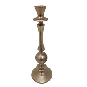 Portavelas de Metal de aluminio, diseño de lujo decorativo para el hogar, portavelas de Color dorado de latón en bruto hecho a mano - Product Image 1