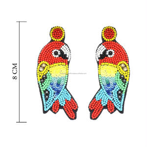 Boucles d'oreilles accessoires de broderie à la mode idée cadeau parfaite - Product Image 3