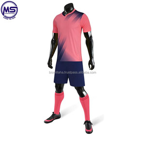 Uniforme de Fútbol para Hombre con Degradado de Color, Sin Mangas, Cuello Redondo, Absorbe la Humedad, 100% Poliéster, Corte Regular, Cintura Elástica, Personalizable - Product Image 2