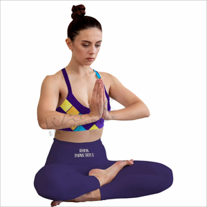 Ensembles de yoga pour femmes, matière extensible confortable avec leggings élégants et soutien-gorge de sport, idéal pour l'entraînement physique et la salle de sport - Product Image 2