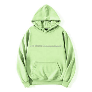 Sweat-shirts unisexes en coton 100% tendance, sweats à capuche vierges pour broderie, logo personnalisé, sweat-shirt pour homme, sweat-shirt en molleton épais - Product Image 4