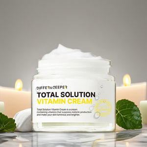 Differ&Deeper Total Solution - Crema Vitamínica de 70 ml, Blanqueadora, Iluminadora, con Efecto Radiante, Cuidado de la Pigmentación, K-Beauty, Cuidado de la Piel Derma - Product Image 1