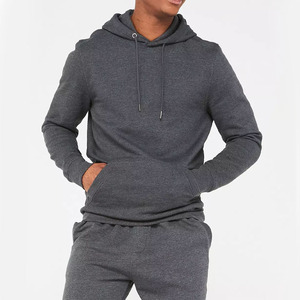 Nuevo diseño, color liso, 100% algodón, tela transpirable de alta calidad, chándales para hombre. - Product Image 3