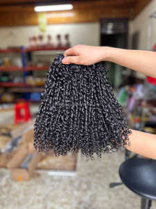 Extensión de rizo Pixie SDD sin procesar 100% cabello humano extensión de trama de cabello humano virgen vietnamita vendedor de cabello crudo - Product Image 5