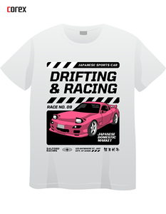 Camisetas Formales de Manga Corta para Hombre, Tejidas, con Estampado DTF Personalizado, Cuello Redondo, Poliéster/Algodón 220g, Antiencogimiento, Secado Rápido, Alta Calidad, Venta al Por Mayor - Product Image 4