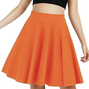 Jupe courte unie tendance 2026 pour femme, style A-line, avec cordon de serrage, décontractée et sportive, coupe ajustée aux hanches - Product Image 2