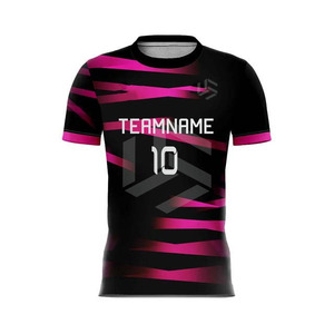 Maillot de football Nouvelle Arrivée Vêtements de sport Tenue de football 100% Polyester Spandex Impression par sublimation Dernier design Chemises à manches courtes - Product Image 1