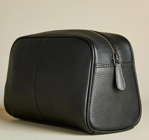 Vintage Leather <b>Toiletry</b> <b>Bag</b> for <b>Men</b> - Product Image 1