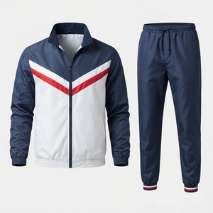 Conjunto Deportivo de Nylon para Hombre, con Tela Exterior Suave, Cintura Elástica y Chaqueta Cómoda para Fitness - Product Image 5