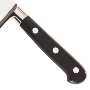 Couteaux de chef professionnels avec manche à triple rivet noir et lame de coupe en acier inoxydable pour la cuisine, la découpe et le hachage - Product Image 4