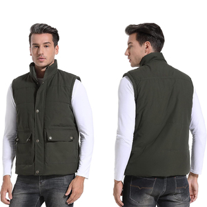 Derniers modèles de gilets matelassés d'hiver pour hommes, style équestre et décontracté, avec logo personnalisé - Product Image 6