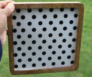 <b>Set</b> Of 2 Printed Wooden Platter For Guest <b>Serving</b> And Family Dining Use Stylish Designer Tableware Handcrafted From India - Product Image 6