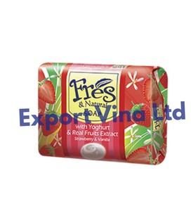 Savon frais et naturel au yaourt et aux fruits véritables, fraise et vanille, 70g, meilleur prix - Product Image 2