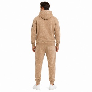 Ensemble de fitness imprimé pour homme, Survêtement imprimé pour homme, Ensemble de détente imprimé pour homme, Survêtement zippé imprimé pour homme, Sweat à capuche imprimé pour homme - Product Image 4