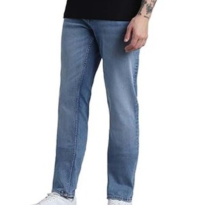 Pantalon en jean pour homme, style actuel, design classique, coupe confortable, idéal pour les tenues business casual. - Product Image 3