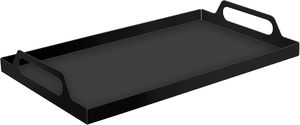 Plateau de service en métal avec poignées, portable, pour table basse, salon, cuisine, salle de bain, décoration - Product Image 2