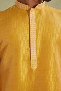 New <b>Men's</b> Yellow Cotton <b>Kurta</b> Traditional Casual Wear Regular Fit Indian Pakistani Ethnic Style All Seasons for <b>Mens</b> - Product Image 6