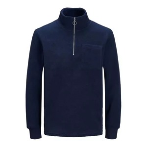 Warm Polar <b>Sherpa</b> Long Hooded <b>Fleece</b> <b>Men's</b> <b>Jacket</b> with Zip Pocket Custom Hunting Waterproof Reflective Thin Windproof - Product Image 1