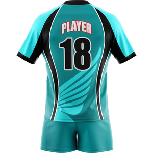 Nouvel uniforme de rugby sublimé pour hommes 2026, maillot imprimé avec short, uniforme de rugby professionnel, vente en gros - Product Image 5