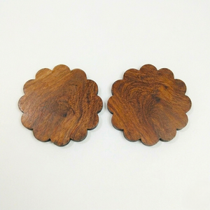 Wholesale Natural Acacia Wood <b>Coasters</b> <b>Set</b> of 6 Handmade Eco Friendly Drink <b>Coasters</b> Bulk Supplier Custom Logo - Product Image 4