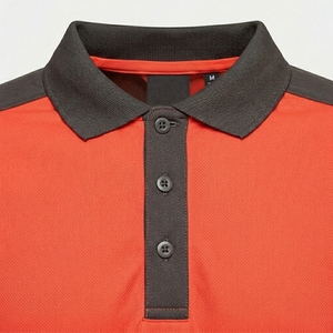 Tissu en polyester éponge de haute qualité, personnalisé, 220 grammes, formel pour chemise homme, respirant, manches courtes, vêtements de golf - Product Image 6