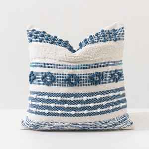 Housse de coussin en laine bohème de luxe, tissée à la main, magnifique design de décoration intérieure par ITHL, motif vintage pour intérieur et extérieur, coussin décoratif - Product Image 5