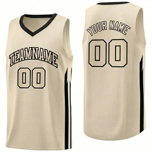 Custom <b>Brown</b> Basketball Jersey V-Neck Sleeveless Mesh Team Name Number Sublimated Print Unisex Adult Apparel - Product Image 5