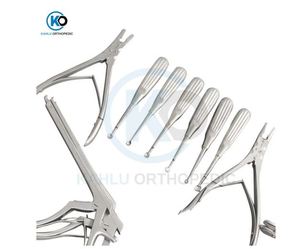 Rongeurs Codman Kerrison 7 (12, 3, 4 mm) et Curettes à os Instruments chirurgicaux orthopédiques en acier inoxydable manuels par KAHLU - Product Image 4