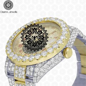 Charm_Jewells Luxury Stainless Steel <b>Watch</b> 40mm Round Dial Sapphire Crystal Quartz Movement Women Fashion Design - Product Image 3