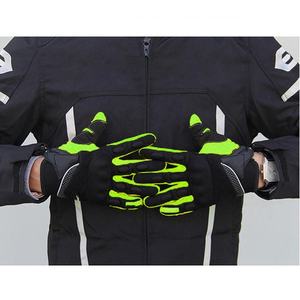 Full <b>Finger</b> Gym Training Gloves Black Neon Green Mesh Breathable Non Slip Touchscreen Compatible Adjustable Wrist <b>Strap</b> Unisex - Product Image 2