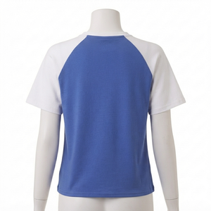 Camiseta griega personalizada de chenilla azul y blanca, manga corta raglán, para fraternidad y hermandad, ropa griega, camisetas de la vida griega - Product Image 2