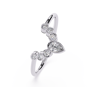 Beautiful 10K <b>Gold</b> Round Cut Lab Grown Diamond IGI Certified <b>Ring</b> for Women for Proposal or Anniversary Gift - Product Image 4