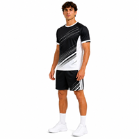 Short d'été personnalisé pour homme, uniforme de paddle-tennis, sublimation de haute qualité, respirant, taille élastique, 100 % coton, vente en gros