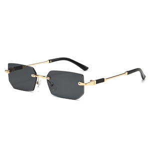 Lmamba 1681 Fashion <b>Rimless</b> Sun Glasses Men Women 2024 Luxury Brand Designer <b>Sunglasses</b> Custom logo - Product Image 1