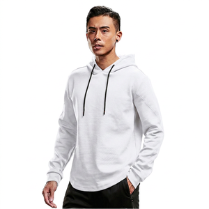 Hooded Sweater Men's Autumn and Winter New Solid Color Simple Sports and Leisure <b>Jumper</b> Hoodie - Product Image 1