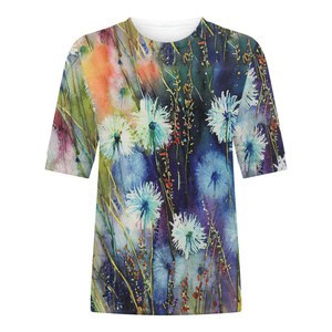 T-shirt de sublimation pour femme grande taille, prix avantageux, promotionnel, durable, dernier design, toutes les couleurs. - Product Image 1