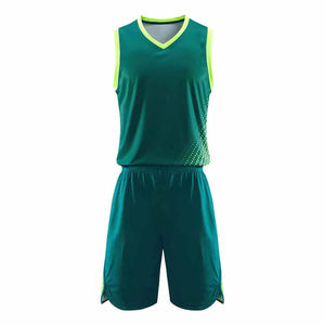 Uniforme de Baloncesto Personalizado, 100% Poliéster, Impresión por Transferencia de Calor, Antibacterial, Protección UV, Secado Rápido, Tallas Grandes, Personalizado para Equipos - Product Image 1