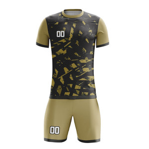 Ensemble de maillots de football personnalisés, vêtements de sport sublimés, uniforme d'équipe, logo personnalisé, maillot et short de football, vente en gros d'usine, OEM - Product Image 3