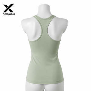 Camisetas de Tirantes Deportivas para Mujer X Sports City, Color Sólido, Tejidas, Estilo Deportivo, Secado Rápido, Largo Regular, Color de Moda OEM, Gran Venta - Product Image 2