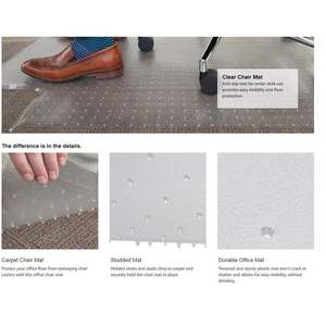 Tapis de chaise de bureau en forme de lèvres pour tapis, tapis de chaise de qualité supérieure - Product Image 3