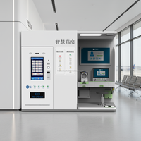 Huasheng Medical Fortschrittlicher Telemedizin-KI-gestützter Apotheken-Medikamenten-Verkaufsautomat Selbstbedienungs-Vital-Hub Medizinischer Kiosk HS-S550