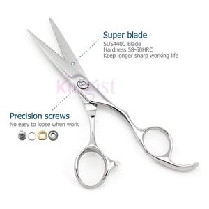 Professionnel de haute qualité en acier inoxydable ciseaux de coiffeur noir Plasma Salon outil de coupe de cheveux outil de beauté pointu - Product Image 3