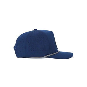 Casquette de golf personnalisée imperméable avec logo en caoutchouc, haute qualité, perforations découpées au laser, casquette snapback perforée VN - Product Image 3