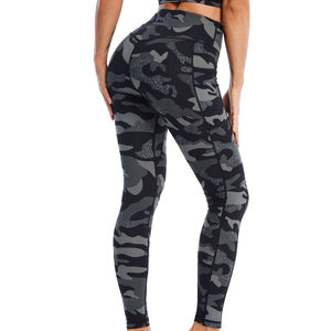 Wholesale Women's High Waist Quick Dry Seamless Spandex/Nylon Compression <b>Leggings</b> Eco-Friendly Tummy <b>Control</b> Yoga Active Solid - Product Image 1