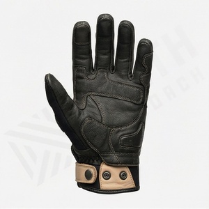 Customized Full Finger Windproof PU Racing Gloves for Cycling Motorcycle Travel Waterproof Comfortable Practical Wear - Product Image 2