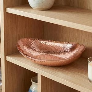 Bol en cuivre traditionnel martelé à la main pour servir le curry, le riz, la salade, les fruits, les bijoux, les télécommandes, les articles de cuisine pour hôtels et restaurants - Product Image 5