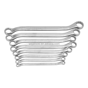 Llave de Anillo Descentrada WIGA-DER45 CR-V DIN897 HRC48, Llave de Doble Extremo Métrica para Montaje y Mantenimiento Industrial - Product Image 1