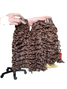 Eurasian Curly Bundles 100% Virgin Remy Vietnam Origine Trame Unique Toutes Les Couleurs Convient En Gros - Product Image 5