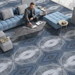 Indian Export Glossy Porcelain <b>Tiles</b> 20mm 600x1200mm Premium Floor <b>Covering</b> for Residential Commercial Projects Bathroom Outdoor - Product Image 1